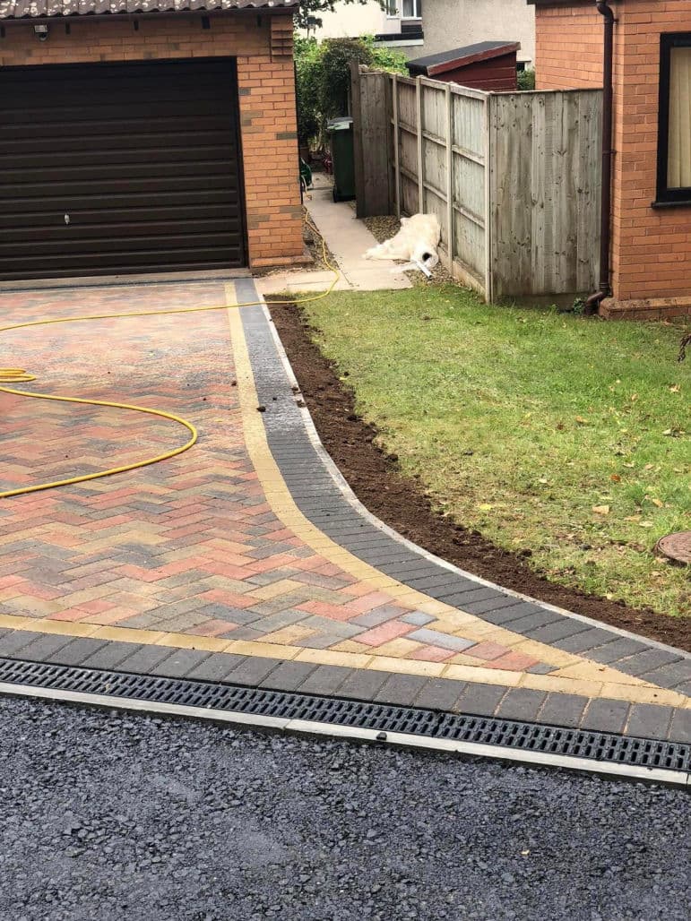 Landscaping project - completed garden